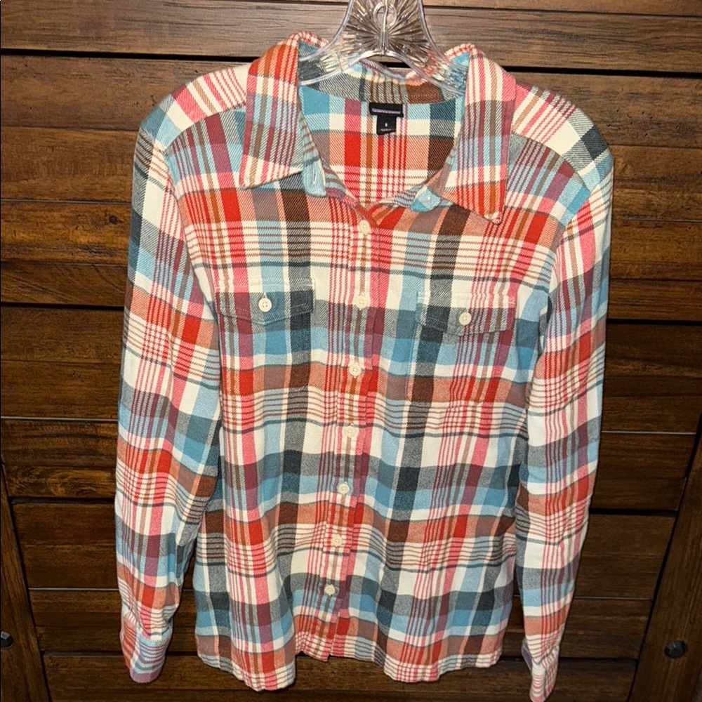 Plaid Patagonia Button-Up Shirt